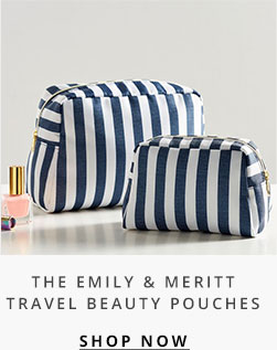 Emily & Meritt Travel Beauty Pouches