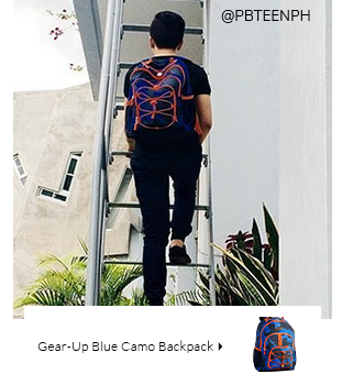 Gear-Up Blue Camo Backpack