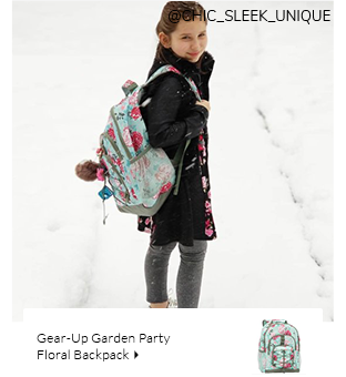 Gear-Up Floral Garden Party Backpack