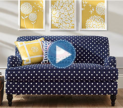Crafted In America: Pottery Barn Teen Upholstered Furniture