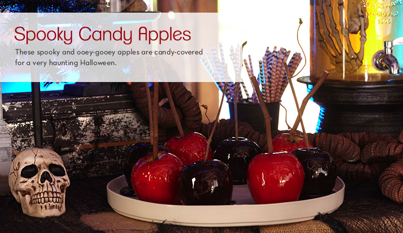 Spooky Candy Apples