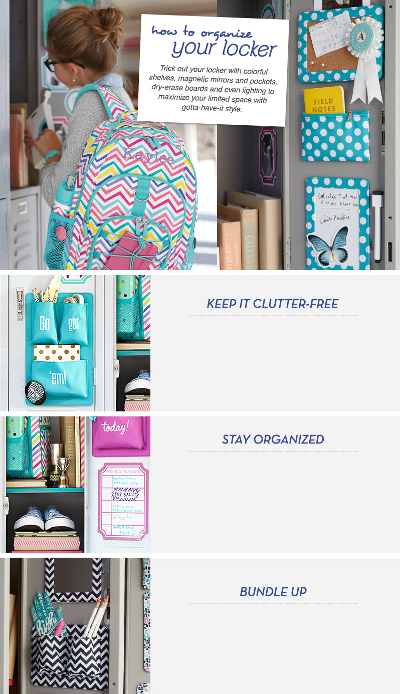 How To Organize Your Locker