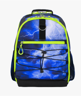 Front-facing image of Gear-Up Adaptive Backpack in Storm print.
