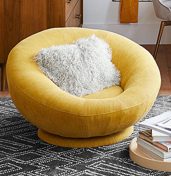 shop groovy swivel chair