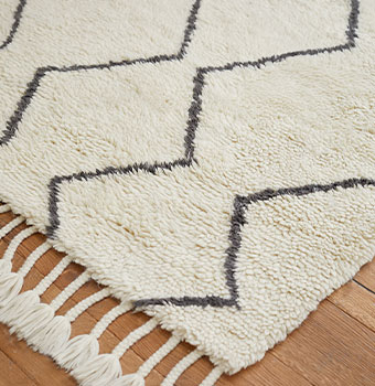 shop zig zag shag rug