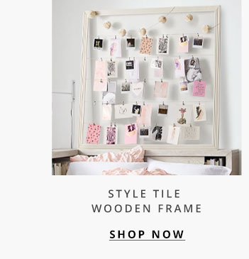 Style Tile Wooden Frame