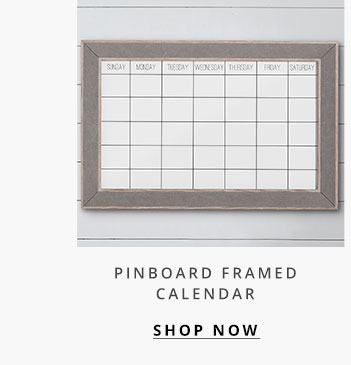 Northfield Pinboard Framed Calendar