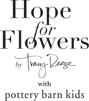 Logo for Hope for Flowers by Tracy Reese with Pottery Barn Kids