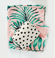 Emily + Meritt Palm Leaf Beach Towel