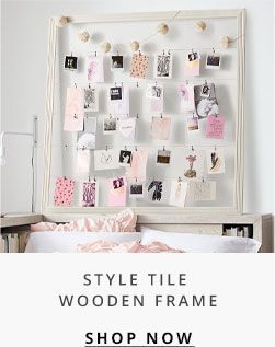 Style Tile Wooden Frame