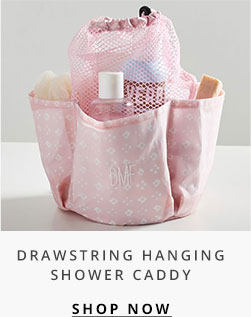 Drawstring Hanging Shower Caddy