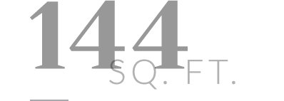 144 sq. ft.