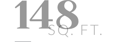 148 sq. ft.