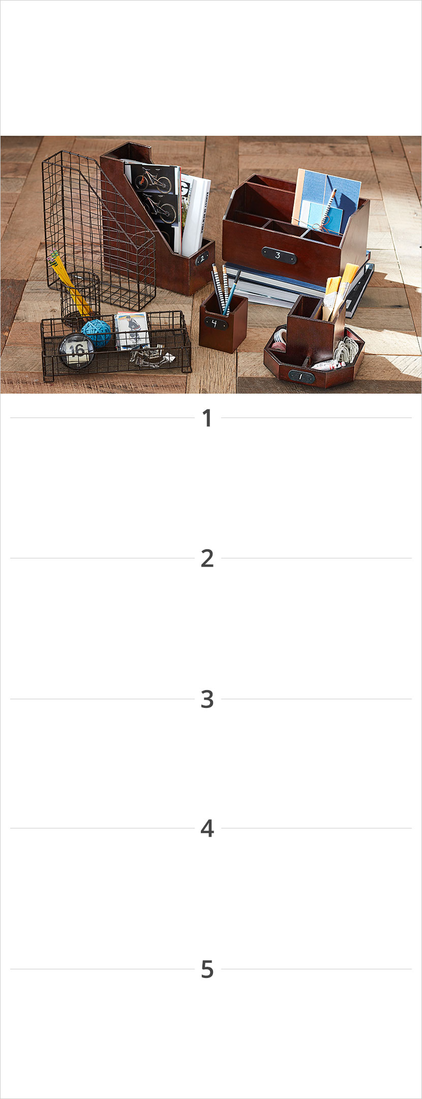 5 Tips For Desk Organization