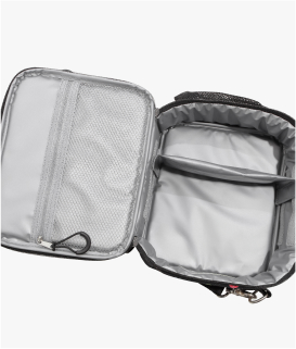 Image of Gear-Up Adaptive Lunch in NFL print, showing interior compartments.