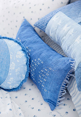 Lily Ashwell Embroidered Crescent Pillow Cover