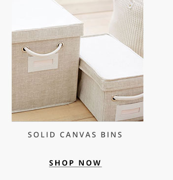 Solid Canvas Bins