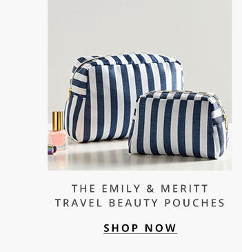Emily & Meritt Travel Beauty Pouches