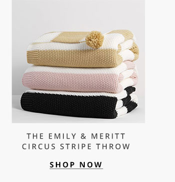 Emily & Meritt Circus Stripe Throw