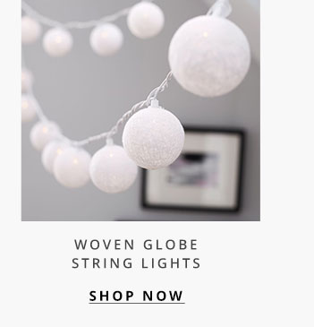Woven Globe String Lights