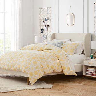 Wren Wingback Upholstered Bed