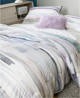 shop watercolor wash comforter