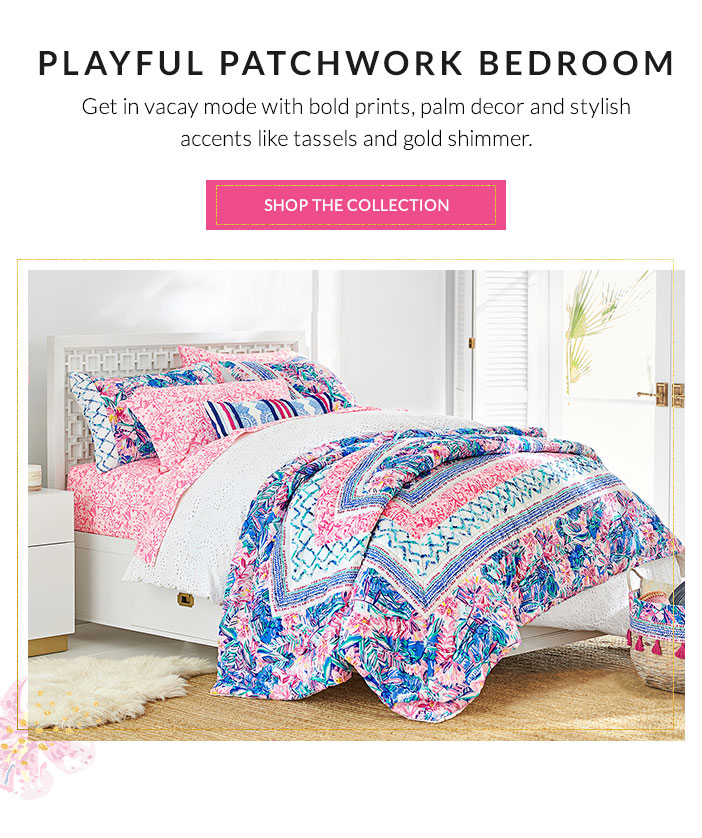 Playful Patchwork Bedroom