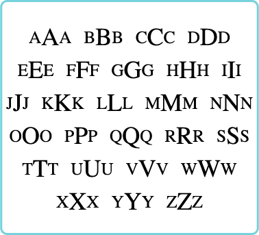 Monogram Style 11 Complete List