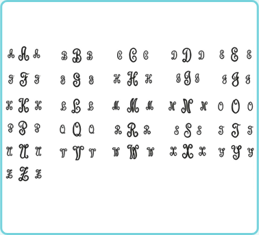 Monogram Style 2 Complete List