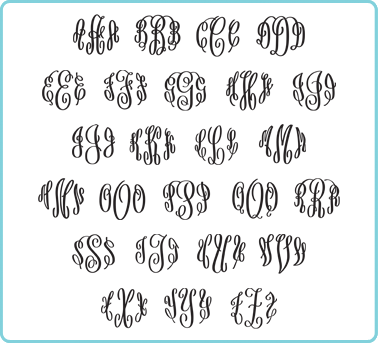 Monogram Style 6 Complete List