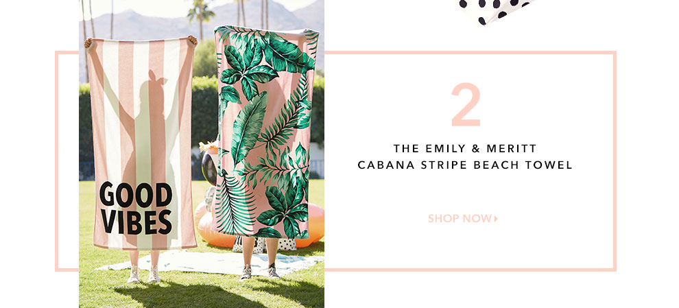 The Emily & Meritt Cabana Stripe Beach Towel