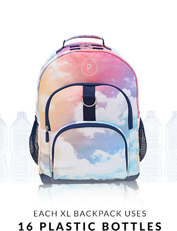 Each XL Backpack Uses 16 Plastic Bottles