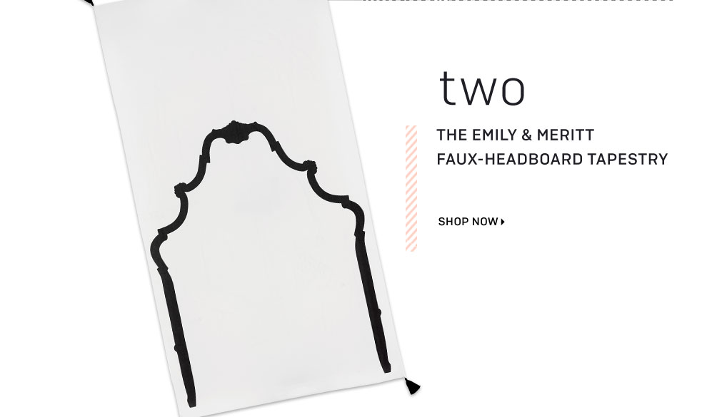 The Emily & Meritt Faux-Headboard Tapestry