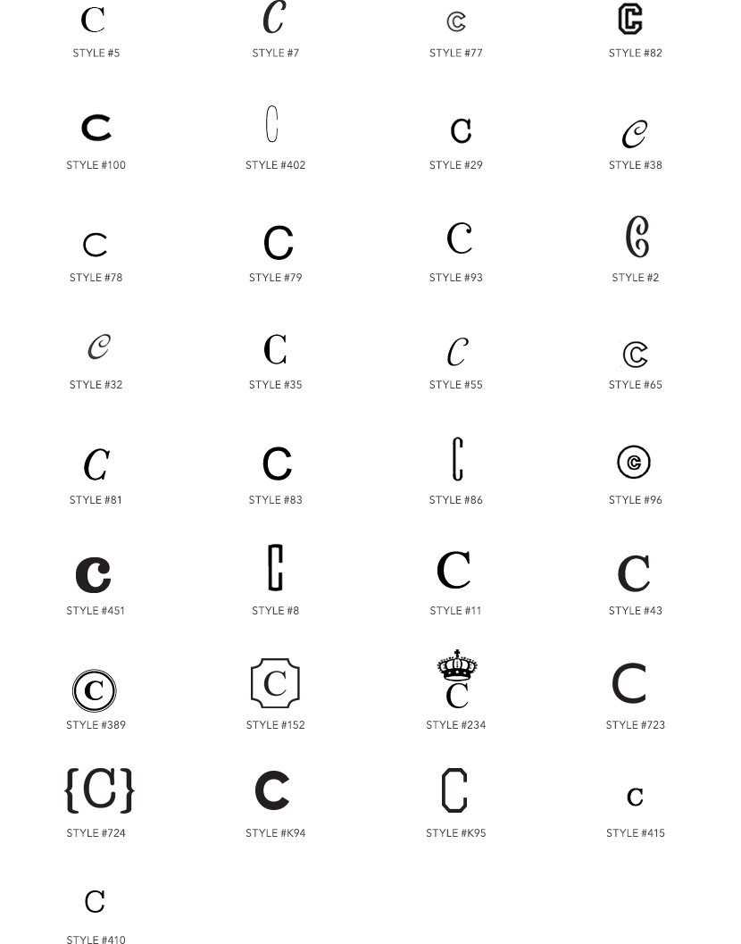 Single Initial