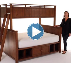 Beadboard Bunk Bed