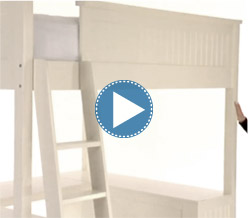 Beadboard Loft Bed