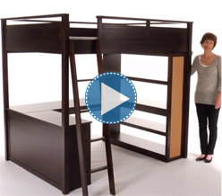 Sleep + Study Loft Bed